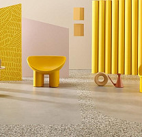 Forbo Modul'up Compact Graphic 9402UP43C natural terrazzo фото 3 | FLOORDEALER